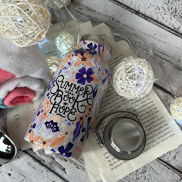 Owlcrate Metal Water Bottle 2021 Reading Through The Seasons Collection - Picture 4 of 4